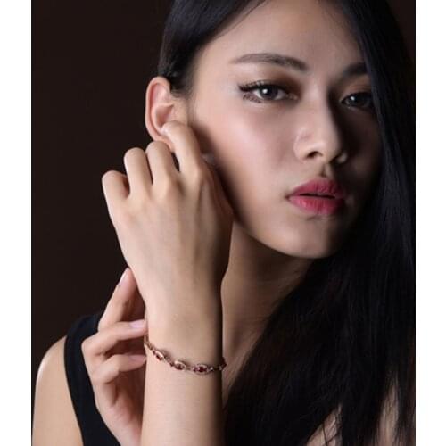 TB55 jewelry bracelets have rose gold silver color chioce bangle stone for women gift silver 925 bracelet women