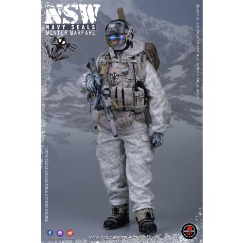 1/6 Action Figures SoldierStory SS109 seals the snow NSW accurate shooters