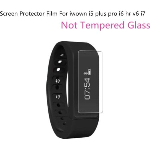 2Pcs Ultrathin Soft (Not Tempered Glass) Screen Protector Film For iwown i5 plus pro i6 hr v6 i7 Smart Wristband Bracelet