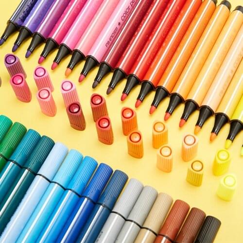 10set 12 Colors Watercolor Pen Markers Painting Pens Washable Art Supplies Drawing Children Graffiti Highlighters Pen