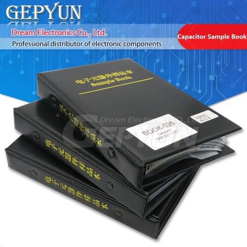 Capacitor Sample Book 0201 0402 0603 0805 1206 Capacitors Kit Chip Assortment Pack SMD 38/51/80/92 values 25/50 pcs