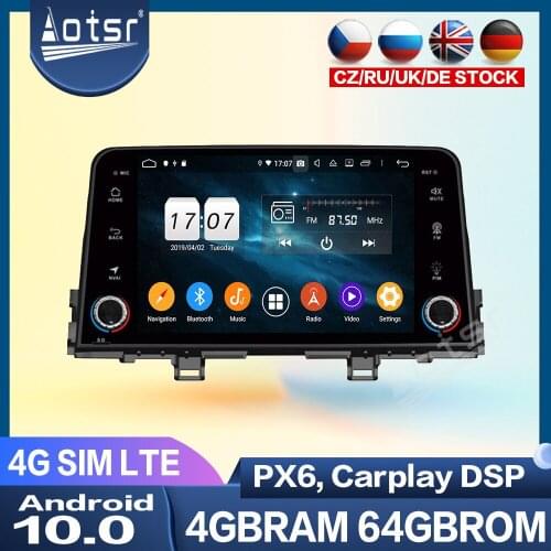 Android 10.0 Car DVD Player GPS Navigation For KIA PICANTO Morning 2016 2017 2018 2019 Radio Tape Recorder Multimedia Stereo 64G