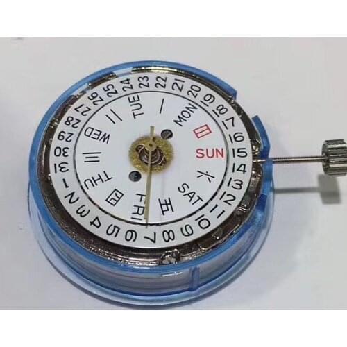 Watch movement accessories T16 movement three needle double calendar movement white movement ST16 movement