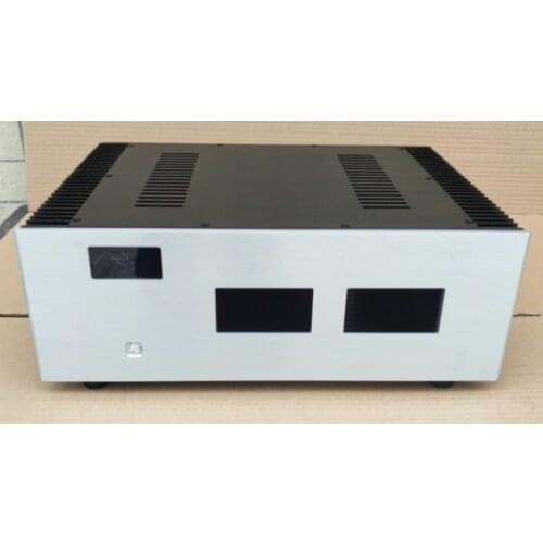 LUXMAN case/VU meter/all aluminum/subwoofer amplifier/ Power Amplifier /Class d /tube amplifier/amplificador audio/hifi/diy case