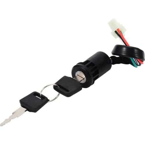 For ATV Quad Dirt Bike 1pc Universal 4 Wire ATV Ignition Switch + 2Keys Supports 50 70 90 110 125 150 200 250CC Model Mayitr