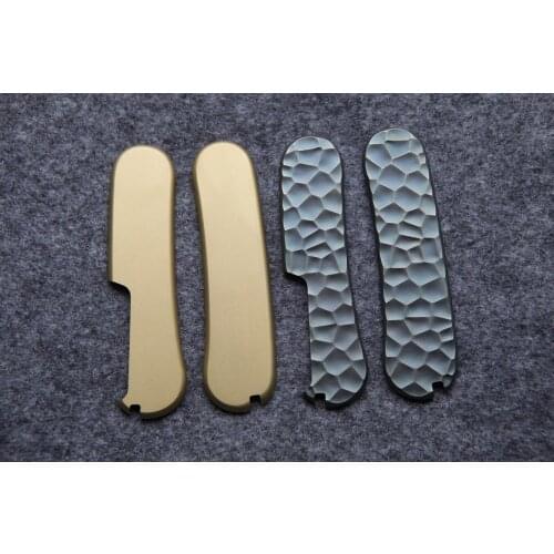 Custom Made Brass Saber Knife Replacement Scale for 85mm Victorinox Delemont Swiss Army Knife DIY Mod