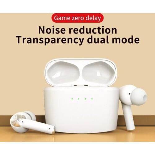 J8 TWS ANC Noise Reduction Bluetooth-compatitle Earphone Wireless Earphone Subwoofer Sport Running Waterproof Earbuds