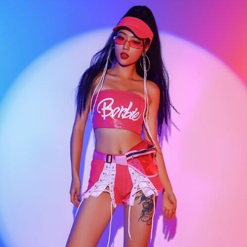 Hip Hop Jazz Dance Costume Suit Women Sexy Adult Nightclub DJ Dancer Clothing Rave Clothes Bar Gogo Pole Dancewear YS1986