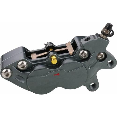 Motorcycle Axial Brake Caliper 40mm Mounting 4 Piston Universal For Honda Yamaha Kawasaki Suzuki