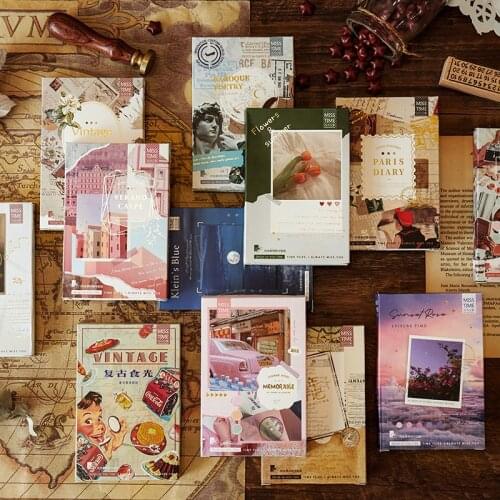 Retro Life Poetry Vintage Sticker junkJournal Mobile Sticker Travel Srapbooking Journal Craft Diary Ablum Decorative Stickers
