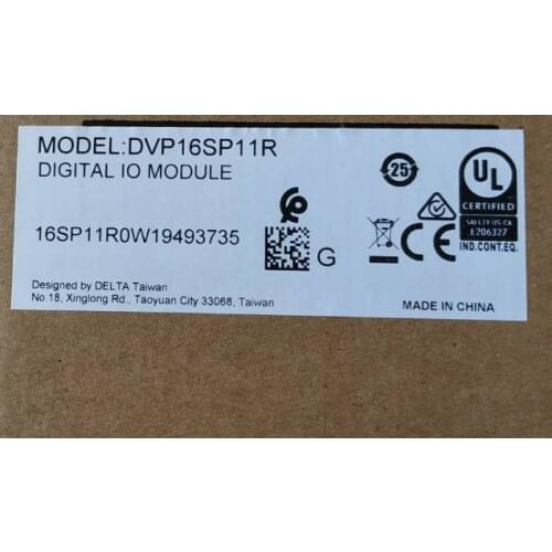New Original DVP16SP11R DC24V PLC 8DI 8DO Relay Module