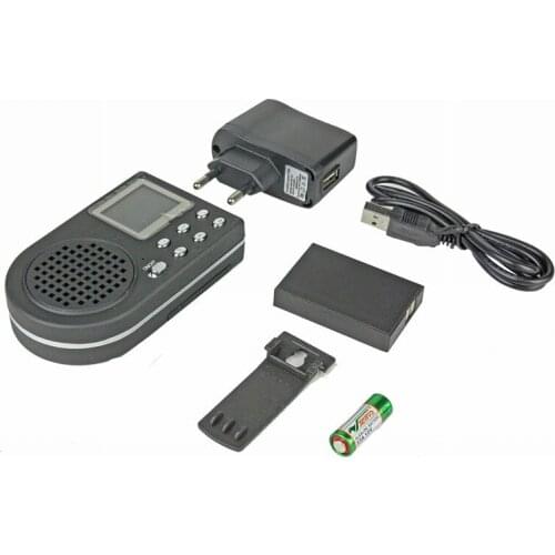 PDDHKK 10w 123dB Bird Sound Loudspeaker Outdoor Hunting Decoy MP3 with 110 Sounds Support Two External Speaker Without Remote