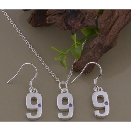 Wholesale High quality silver plated Fashion jewelry Necklace earrings WT-614