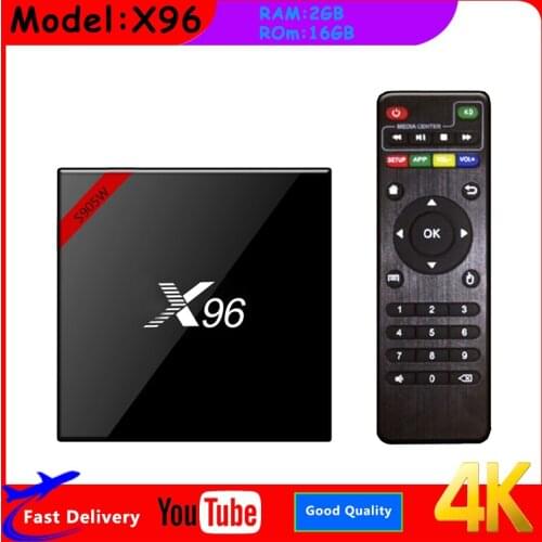 The hotsell X96 TV Box Android Smart Mini Box Amlogic S905W Support 2.4GHz WiFi 4K Media Player 2GB 16GB with the projector