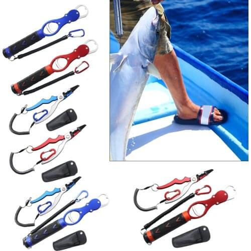 Fishing Pliers Tool Fish Hook Remover Tackle Surf Cutter Slick Scissor Clamp Clipper Forceps Gadget