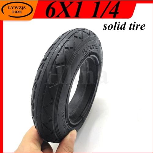 6x1 1/4 Solid Tire for Mini Surfing Electric Scooter 6*1 1/4 Non Pneumatic Explosion Proof Tyre