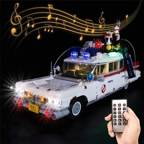 LED Light Kit For 10274 Ghostbusters ECTO-1 Building Blocks Toys(Not Include The Lego Set)