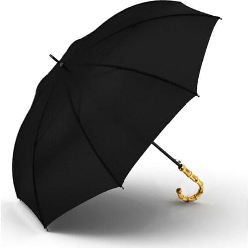 Windproof Outdoor Umbrella Long Handle Uv Protection Business Black Adult Fashion Umbrella Sombrilla Playa Rain Gear BD50UU