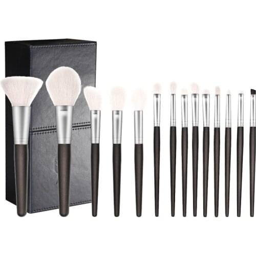 High Quality Copper Tube Makeup Brush Set Foundation Blush Eye Shadow Brush Perfect Wool Professional Beauty Tools
