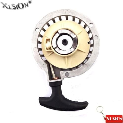 XLSION Aftermarket Silver Pull Start Starter Part For 47cc 49cc Pocket Bike Mini Dirt Bike ATV Quad Mini Moto