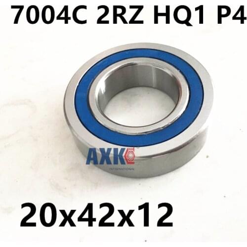 Angular Contact Bearings Speed Spindle Ceramic Ball KOYO NSK AXK Steel Ra 0.05 Inc ABEC-7 SI3N4 7004 7004C 2RZ HQ1 P4 20x42x12
