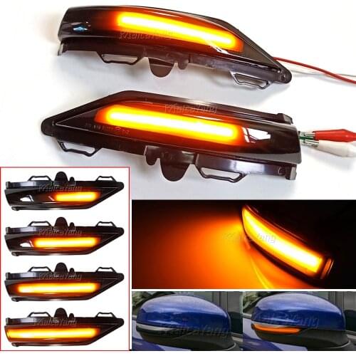 2pcs For Ford Fiesta Mk8 2019 2020 PUMA LED Dynamic Turn Signal Light Car Rear View Mirror LED Indicator Blinker 100% Waterproof