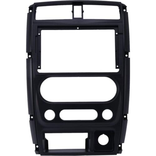 2Din Car DVD Frame o Fitting Adaptor Dash Trim Kits Fascia Panel 9 Inch for Suzuki Jimny 2007-2016