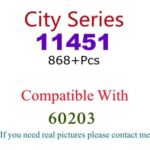 868Pcs 11451 Building Block Toy City Series 60203 Assembled Building Block Childrens Toy Gifts