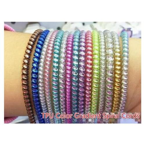 Free DHL 1000pcs TPU Pure Colors Spring Protective Sleeve Mobile Tablet Spiral Cord Protector for Phone Charger Earphone Cord