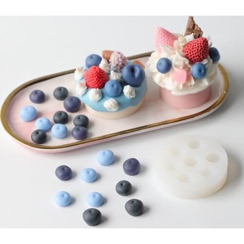 Blueberry Raspberry Silicone Chocolate Mold DIY Mousse Cake Decoration Candy Chocolate Baking Tools Fondant Cake Bakeware Decor