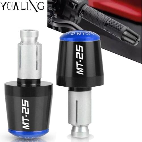 FOR YAMAHA MT25 MT-25 MT 25 2015 2016 2017 2018 Motorcycle accessories 7/8" 22MM Handlebar Hand Grips Handle Bar End Cap
