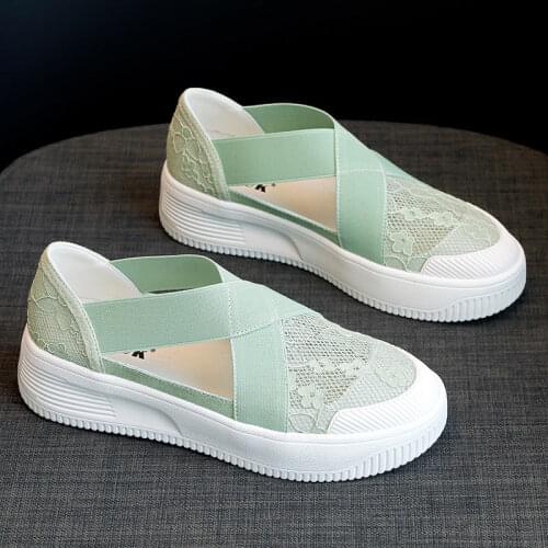 Women Shoes Summer Mesh Breathable Shoes Women Shoes Fashion Sneakers Soft Comfortable Slip On Womens Shoes