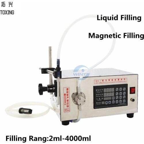 Free shipping Single Head Magnetic Gear Pump Liquid Filling Machine,Beverage Filling Machine LT-1 filling range 2ml-5000ml