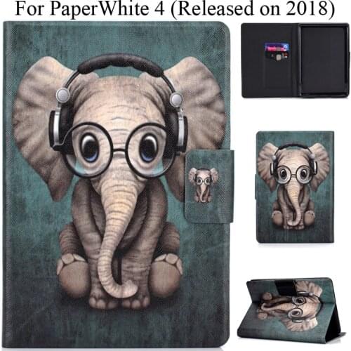 Soft Anti Knock Case for Amazon Kindle Paperwhite (2018) Stand Cover Protector Shell Protection Paper White Capa Fundas Handbag