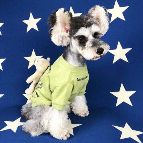 New Arrive Pet Dog T Shirt Reflective Clothes Fleece Sweatshirt For Small Dogs Puppy Cat Costumes French Bulldog Bichon Clothing