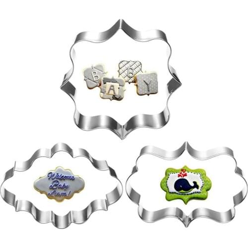 Cookie Cutter Cloud Rectangle Square Shape DIY Fondant Mold Biscuit Cutter Mold Cookies Pastry Tools Cake Mold Frame Cutter