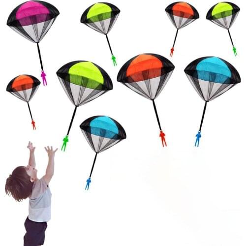 Hand Throwing Mini Soldier Parachute Funny Toy Kid Outdoor Game Play Educational Toys Fly Parachute Sport for Children Toy