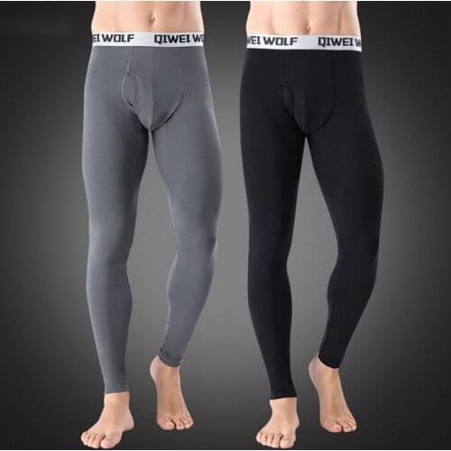 Autumn And Winter Men Thermal Underwear Warm Bottom Long Pants Leggings Cotton Normally Thermal Underwear