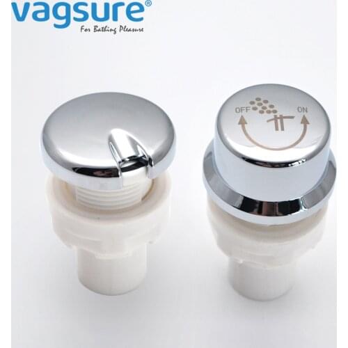 On Off Push Bathtub Air Start / Adjustment Switch Button Pressing Massage Bathtub Spa Whirlpool Pneumatic Switch
