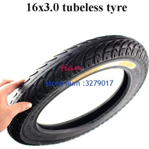 Good quality 16x3.0Thickening and stab-proof outer tire Electric Wheel Tire Explosion-proof Battery Car Vacuum /tubeless Tire