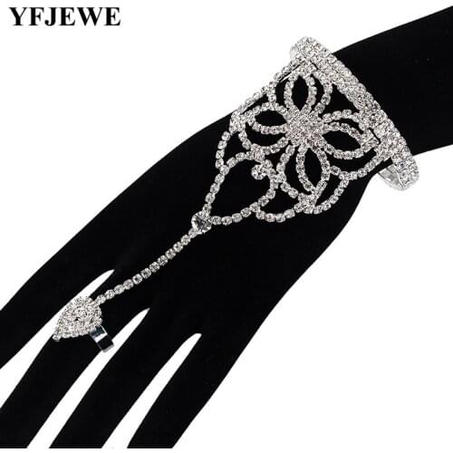 YFJEWE New Arrival Handmade Silver color Overlay Chain Link Bracelet For Women Wedding Gift Free Shipping B207