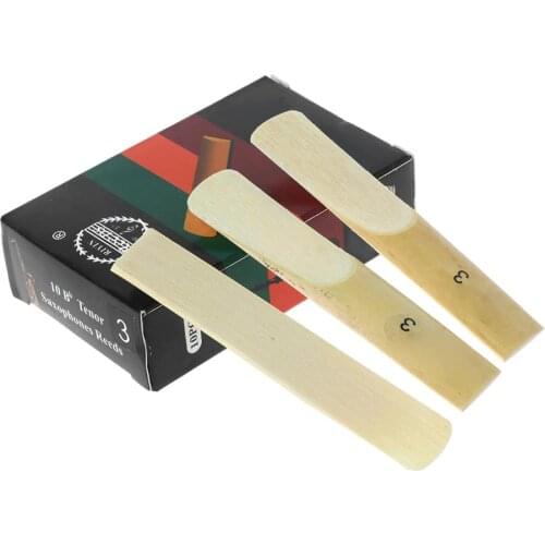 10pcs Bb Tenor Saxophone Reeds Strength 2 2.5 3 Sax Woodwind Instrument Parts