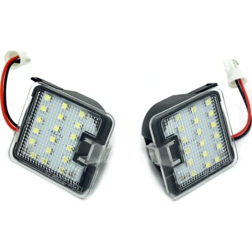 2pcs No Error LED Under Side Mirror Puddle Lights for Ford Focus 3 C-Max Kuga 2 Escape Mondeo IV S-Max LED Courtesy Light