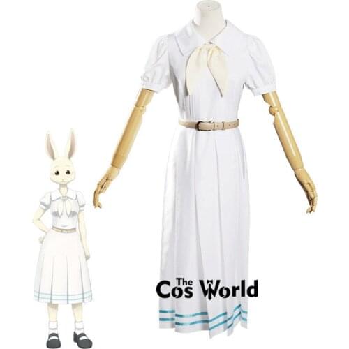 Beastars Haru Rabbit Animal Cute Dress School Uniform Outfit Anime Cosplay Costumes