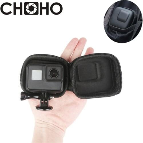 Case Mini Bag Collection PU Portable Travel Waterproof For Gopro Hero 5 6 7 8 9 DJI Osmo Action Camera Accessories