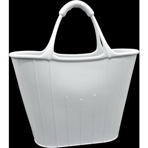 Womens Waterproof Beach Tote Bag-Reusable Shopping Tote Grocery Bag for Adults Silicone Beach Bags