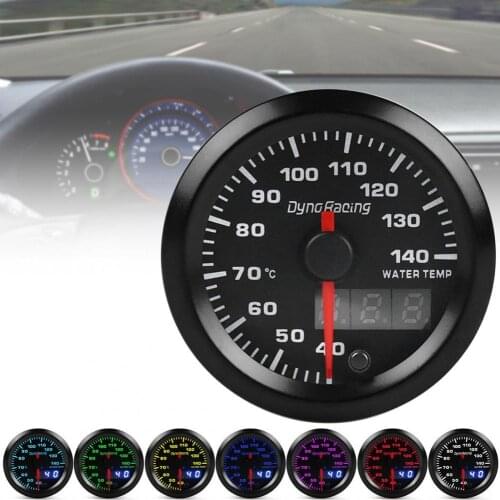 Dual Display Water Temperature Meter Medidor De Temperatura De Agua Para Coche,12V, 2