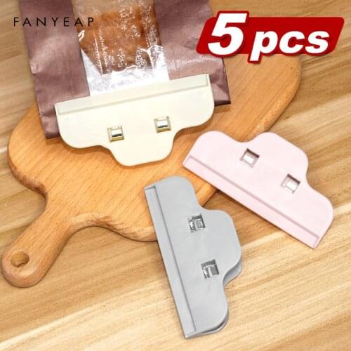 Sealed Clips Portable Practical Food Sealing Clamp Clip Powder Food Package Bag Multifunctional Home Snack Sealed Clip