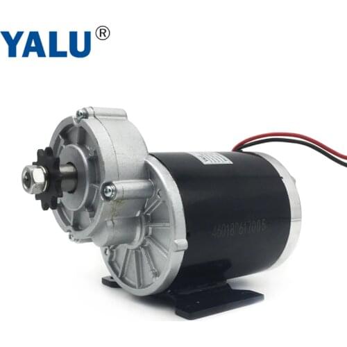 YALU MY1020Z 450W 24V UNITEMOTOR E-bike Conversion Kit E-Scooter Elektro Motor Electric Tricycle DC Gear Brushed Motor