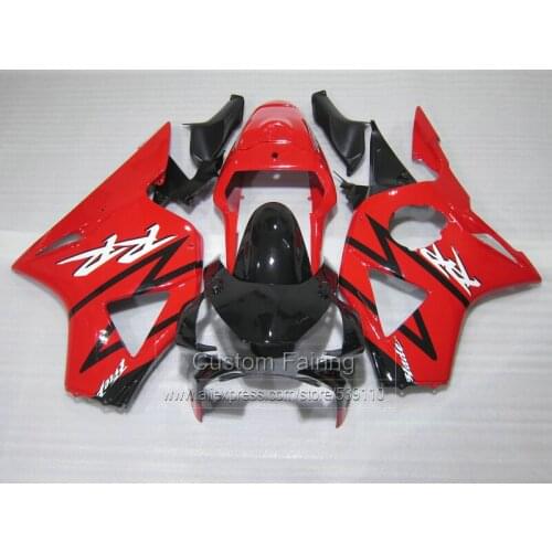 Top selling plastic Fairing kit for Honda CBR954RR 02 03 red black fairings set CBR954RR 2002 2003 BM15